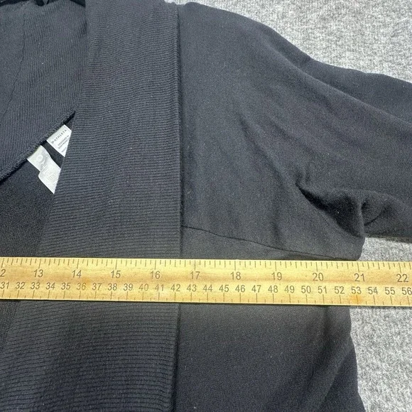 Athleta Black Open‎ Front Long Sleeve Cardigan Sweater Jacket Size S - Picture 3 of 7